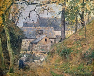 Una granja en Montfoucault, 1894